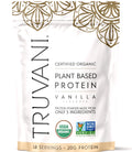 Truvani Organic Plant Based Protein Powder Vanilla 20g Pea