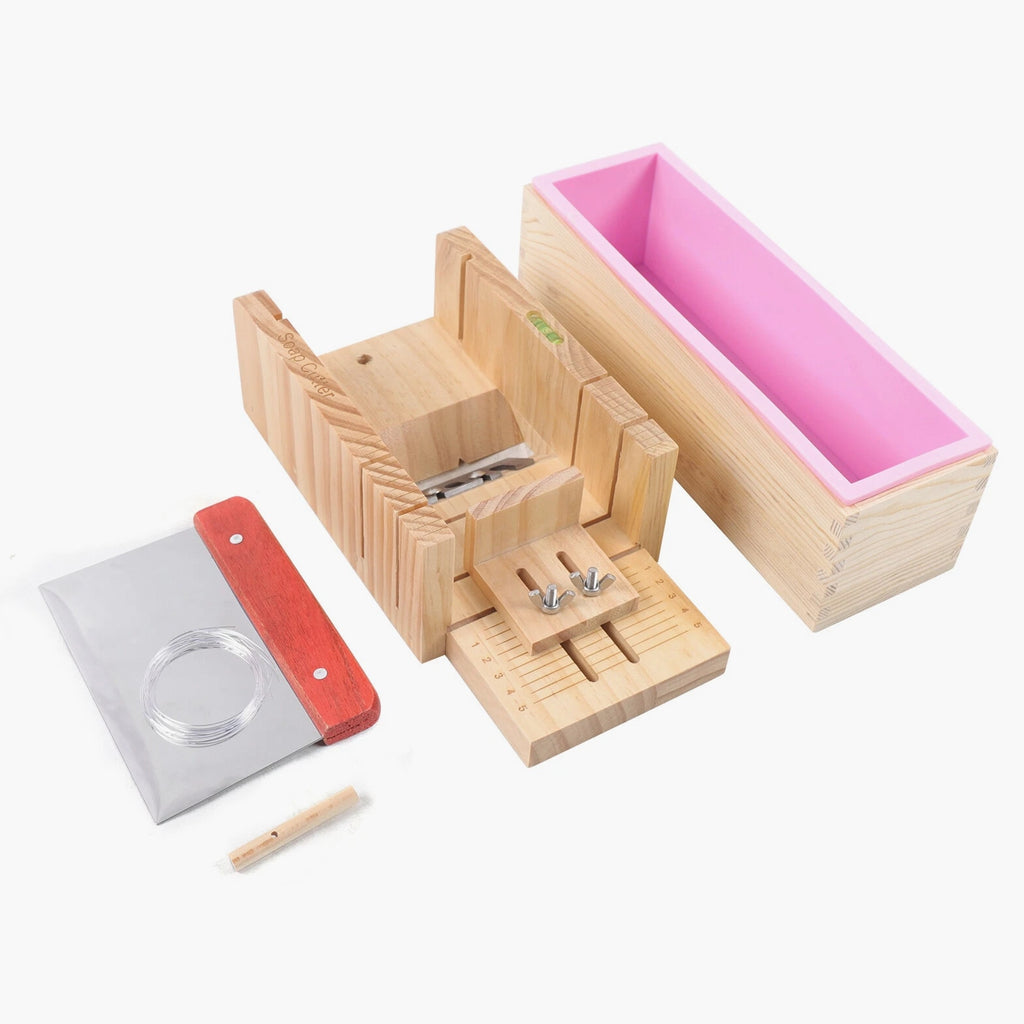 Pro Soap Making Supplies Kit - 3 Pcs Set Soap Tools Cakes Mold Handmade DIY