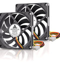 GDSTIME 80mm Quiet CPU Cooler Fan 12V 3PIN Slim