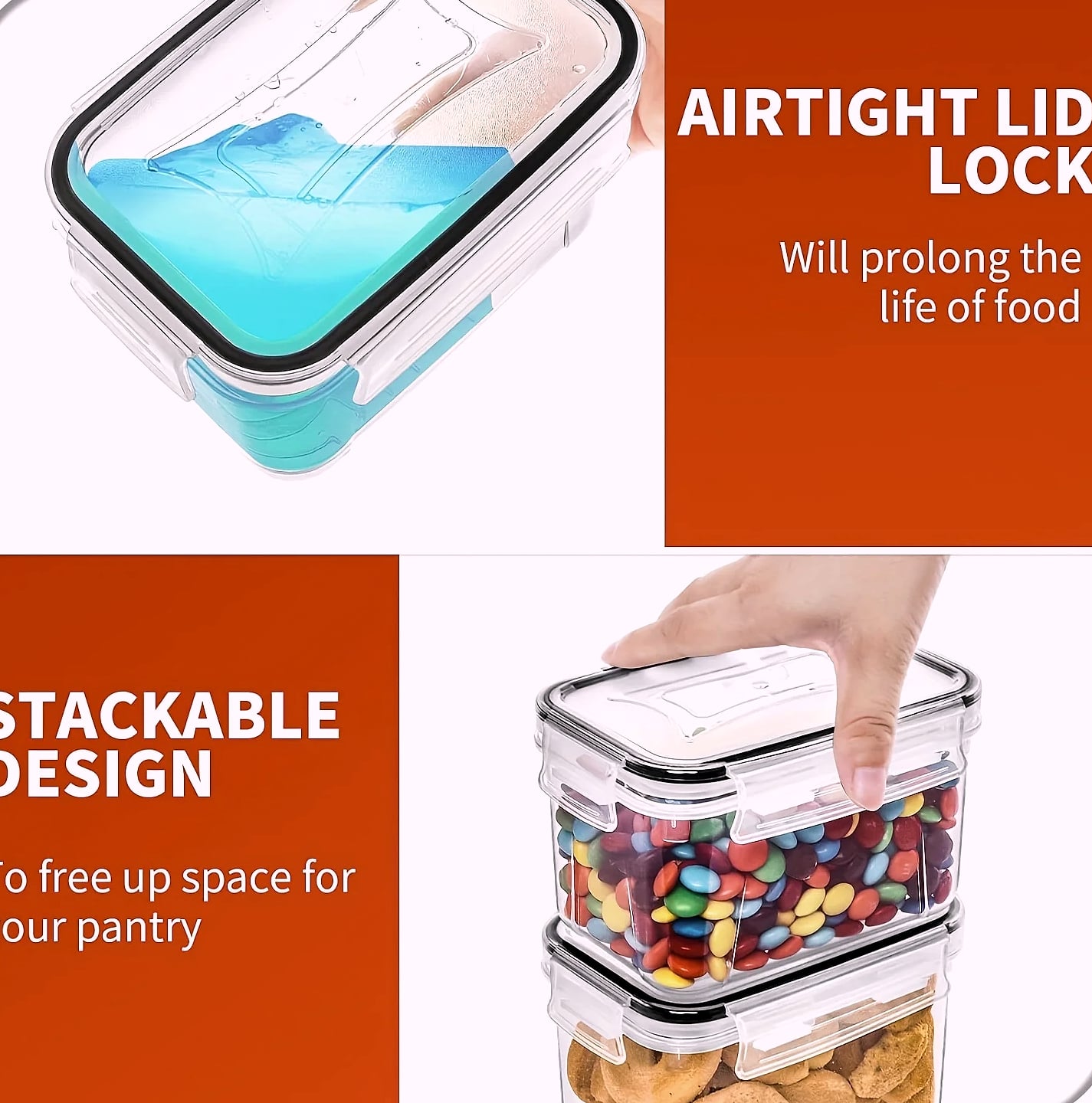 ATMDOG 24-Piece Airtight Food Storage Containers Set