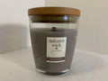 Nature's Wick by WoodWick Tobacco Bark Crackle Candle 10oz Wooden Wick Jar