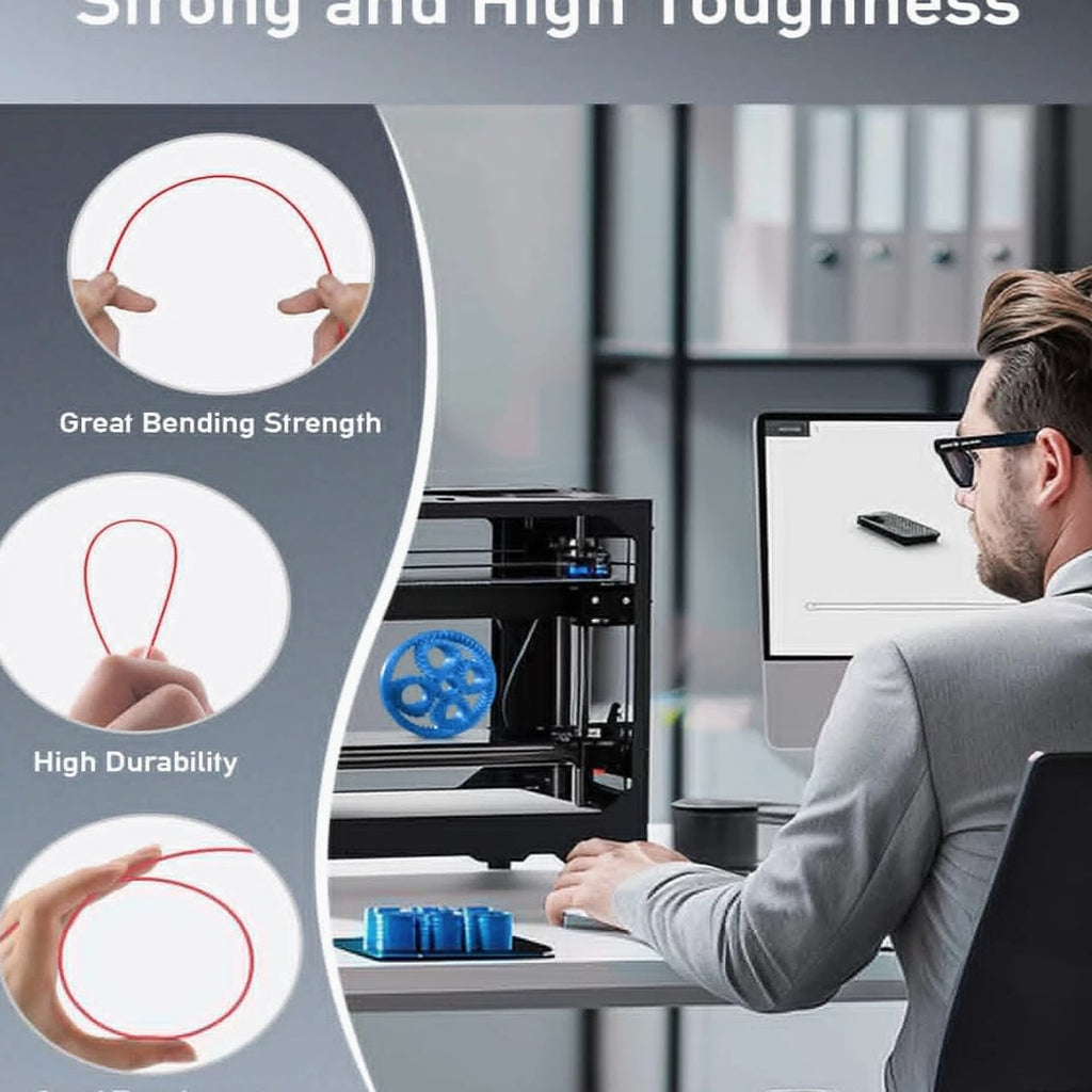 【BUY 10 PAY 6】JAYO 1.1KG 3D Material High Speed Matte PETG/SILK/PETG/PLA 1.75mm