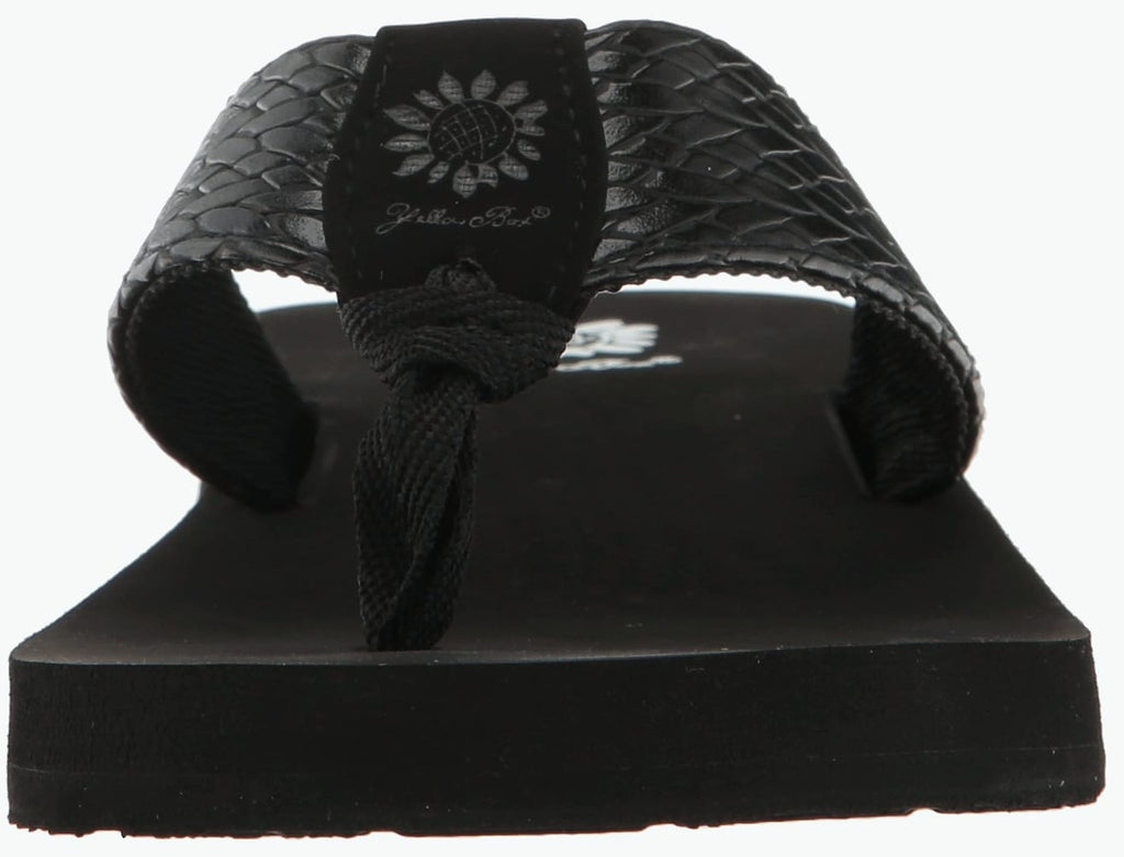 Yellow Box Flax Women's Wedge Sandal in Cross Stitch