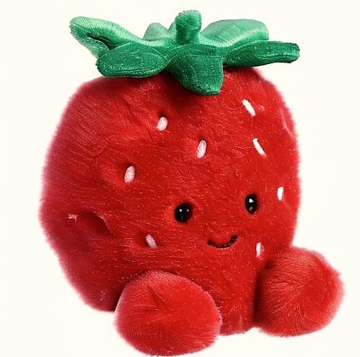 Aurora Palm Pals Juicy Strawberry Stuffed Animal Plush Toy