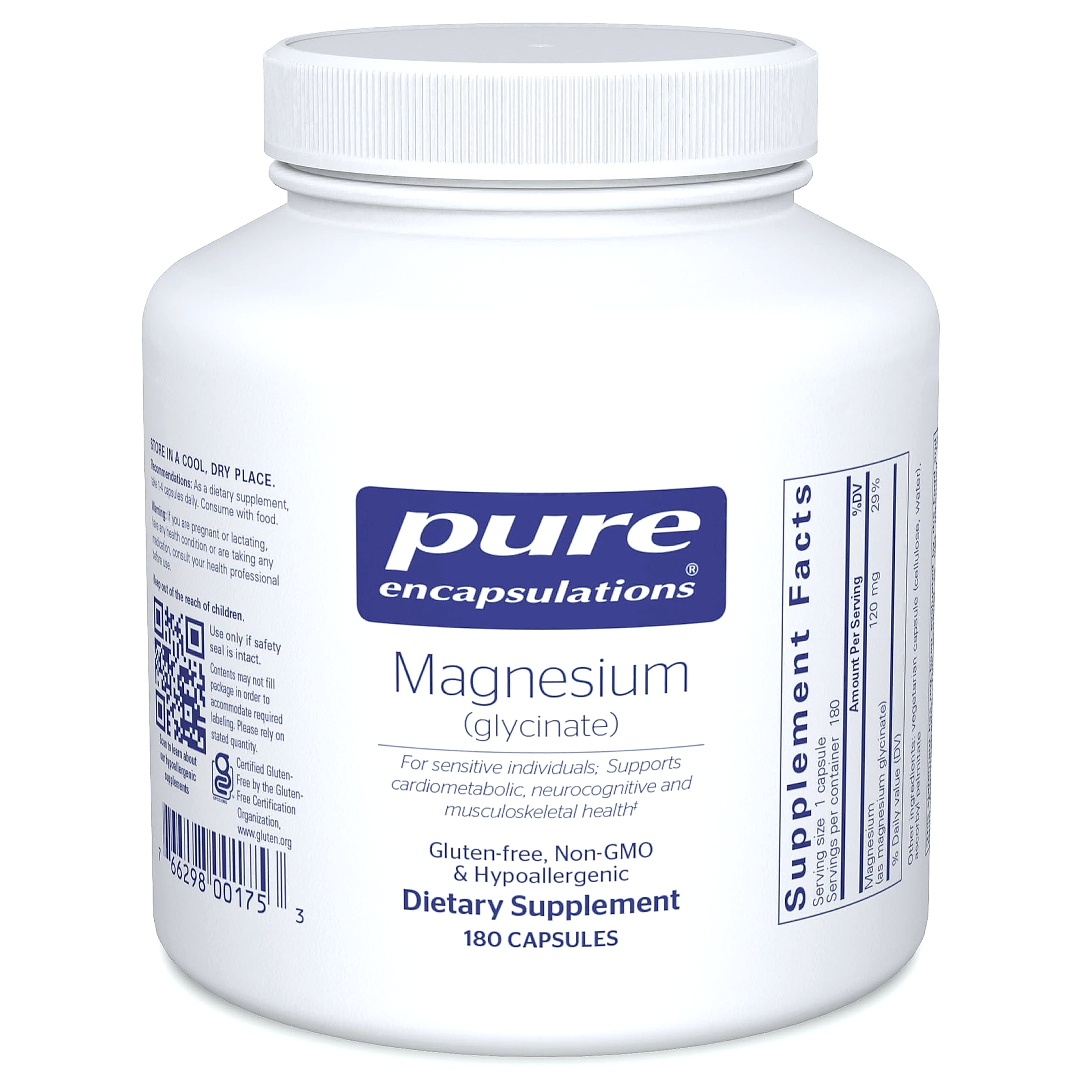 Pure Encapsulations Magnesium Glycinate Sleep Support 90 Capsules