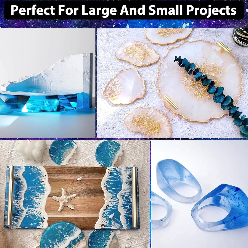82OZ Epoxy Resin Kit - Flawless Finish, Non-toxic for Jewelry & Woodwork