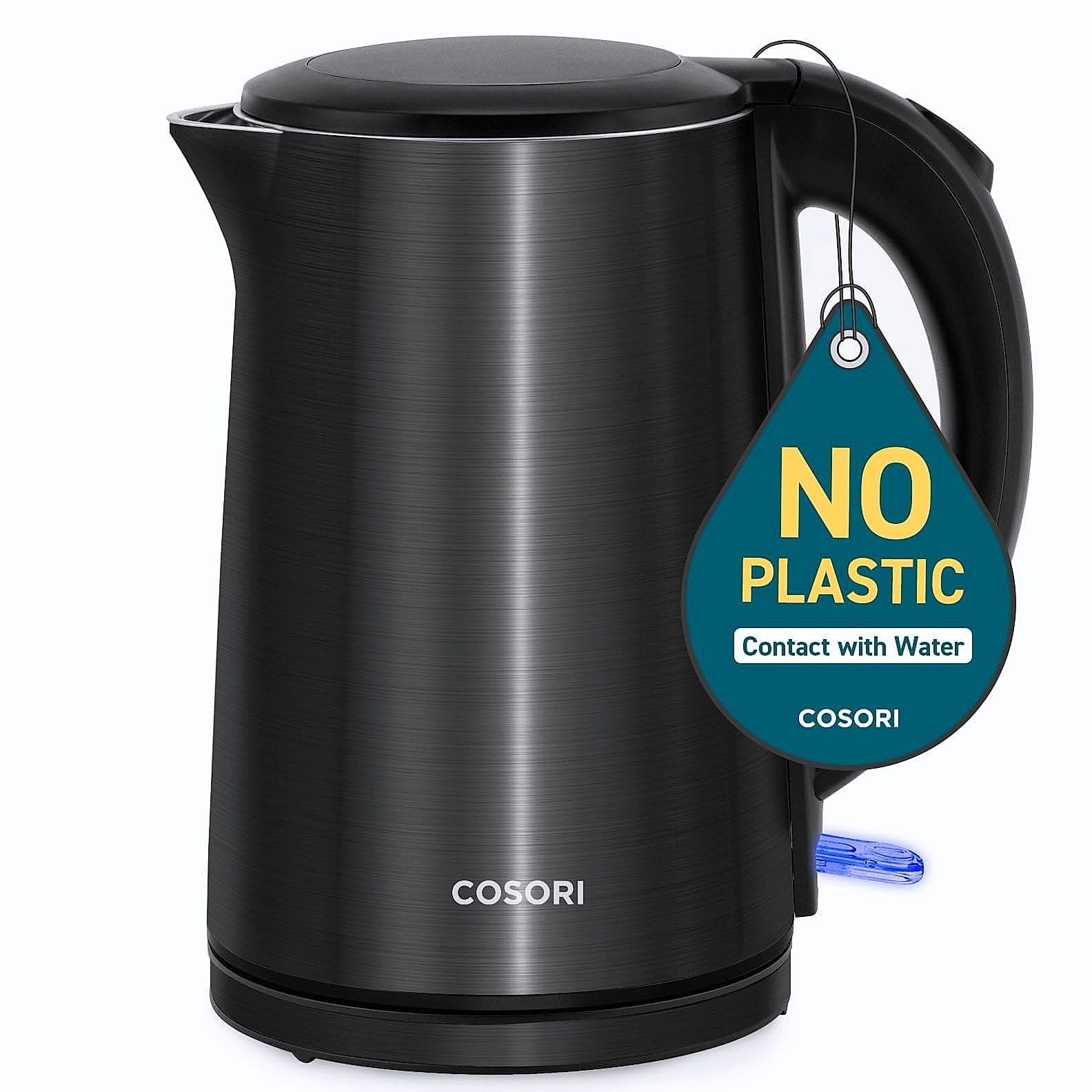 Cosori 1.7L Electric Kettle, Stainless Steel, 1500W Fast Boil