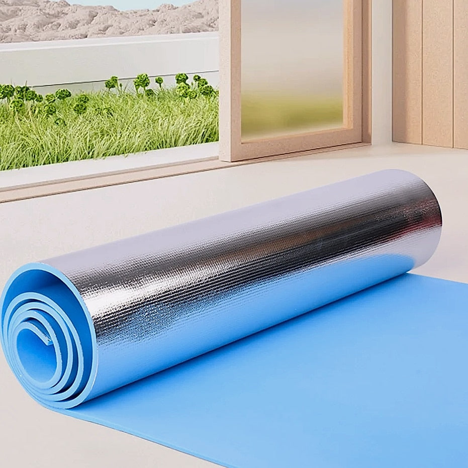 Waterproof Yoga Mat with Aluminum Layer Exercise Fitness