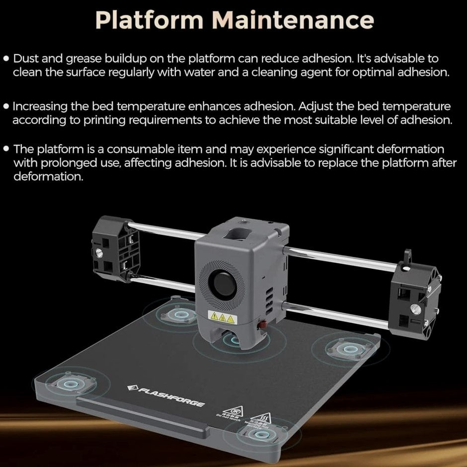 FLASHFORGE 3D Printer Printing Build Plate Sheet PEI for Adventurer 5M / Pro