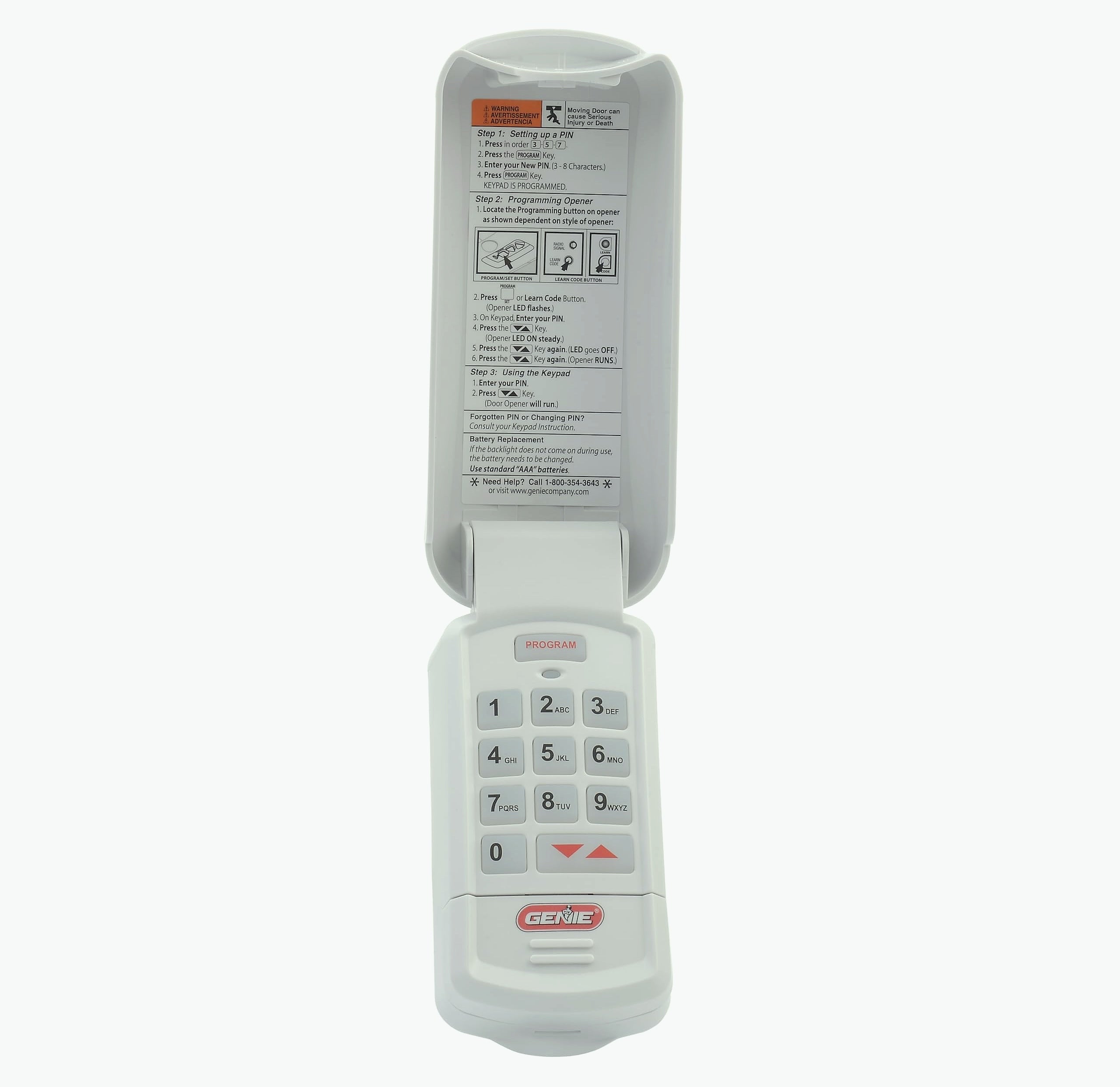 Genie GK-R Wireless Keyless Keypad for Garage Door Opener