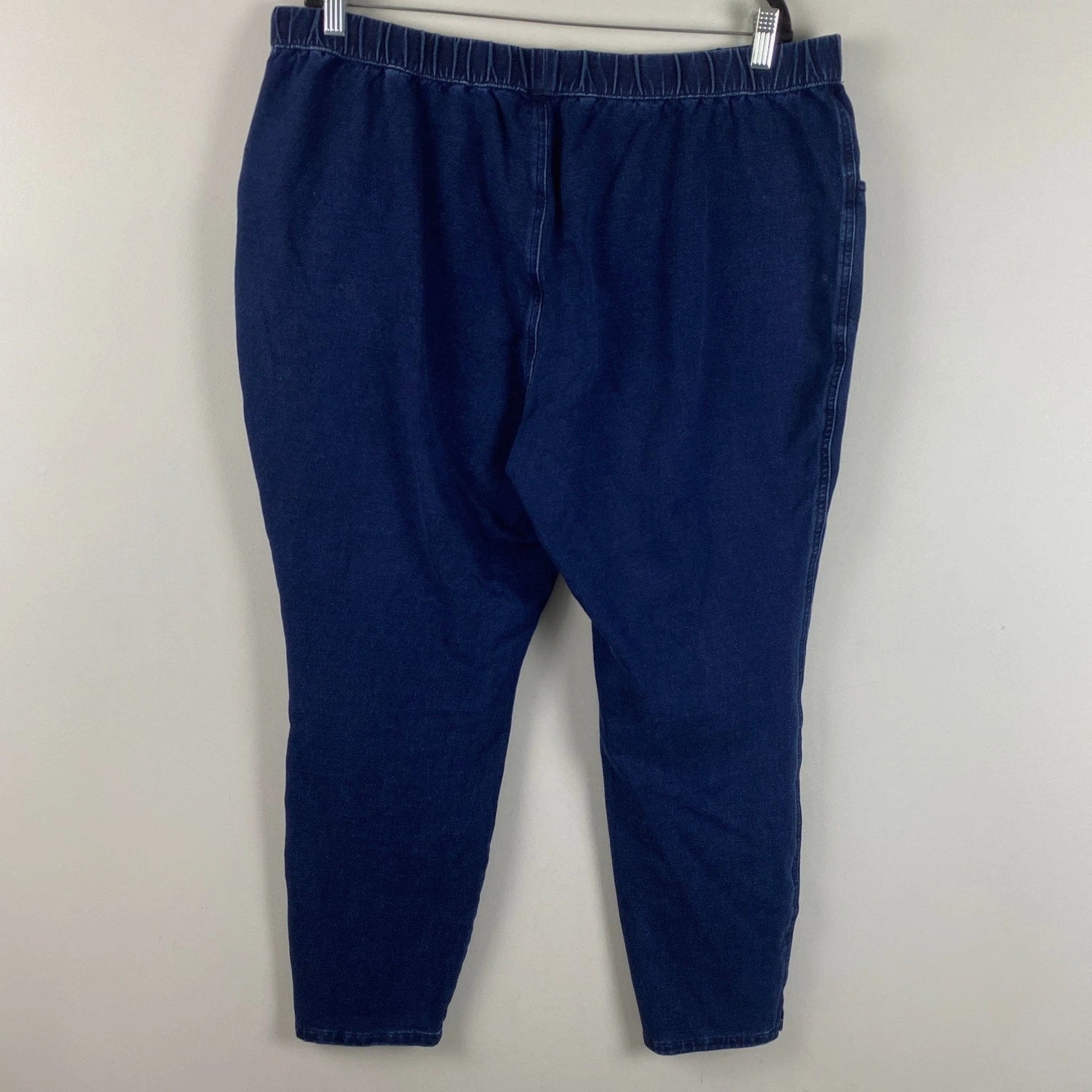 Quacker Factory DreamJeannes Pull-On Leggings w/ Pockets Jeggings XL Jeans