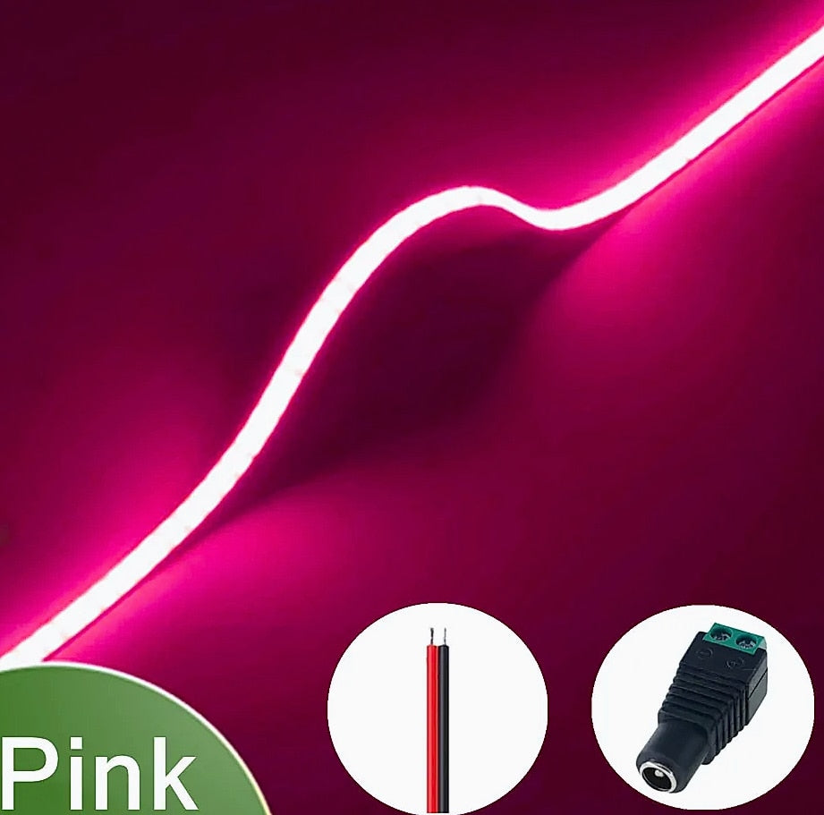 3mm COB LED Strip 12V Dimmable Flexible Light 400LEDs