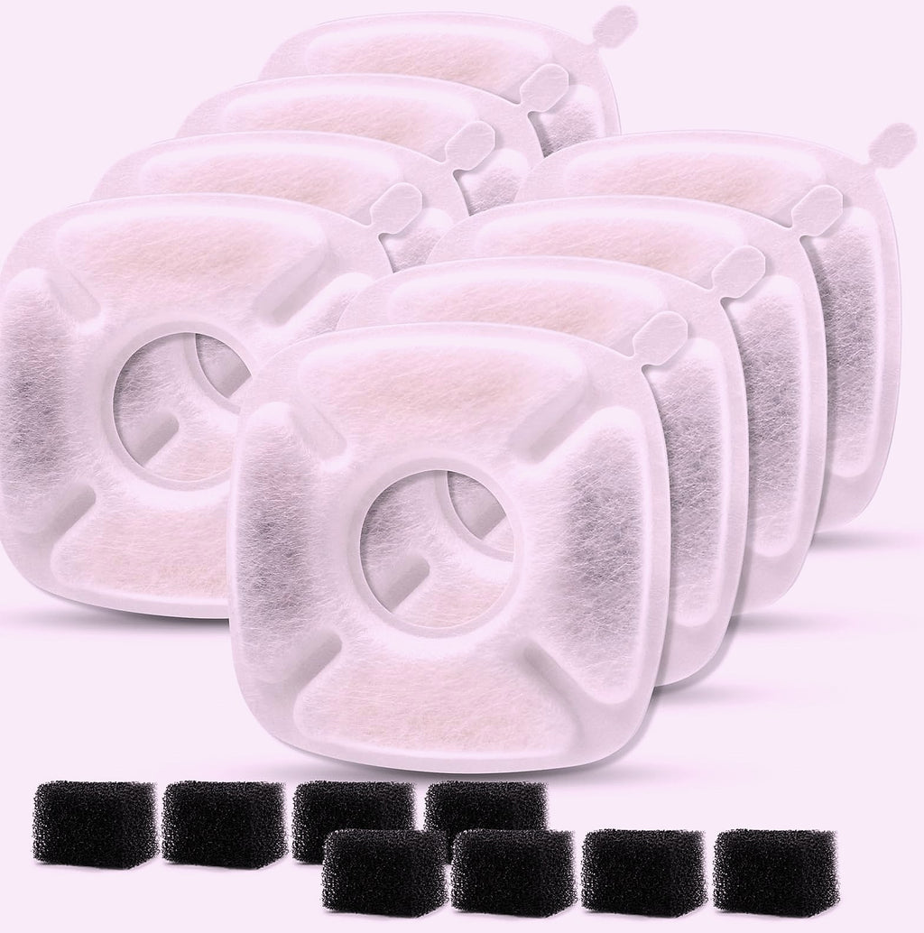 Cylomert 95Oz Pet Fountain Filters Replacement Pack