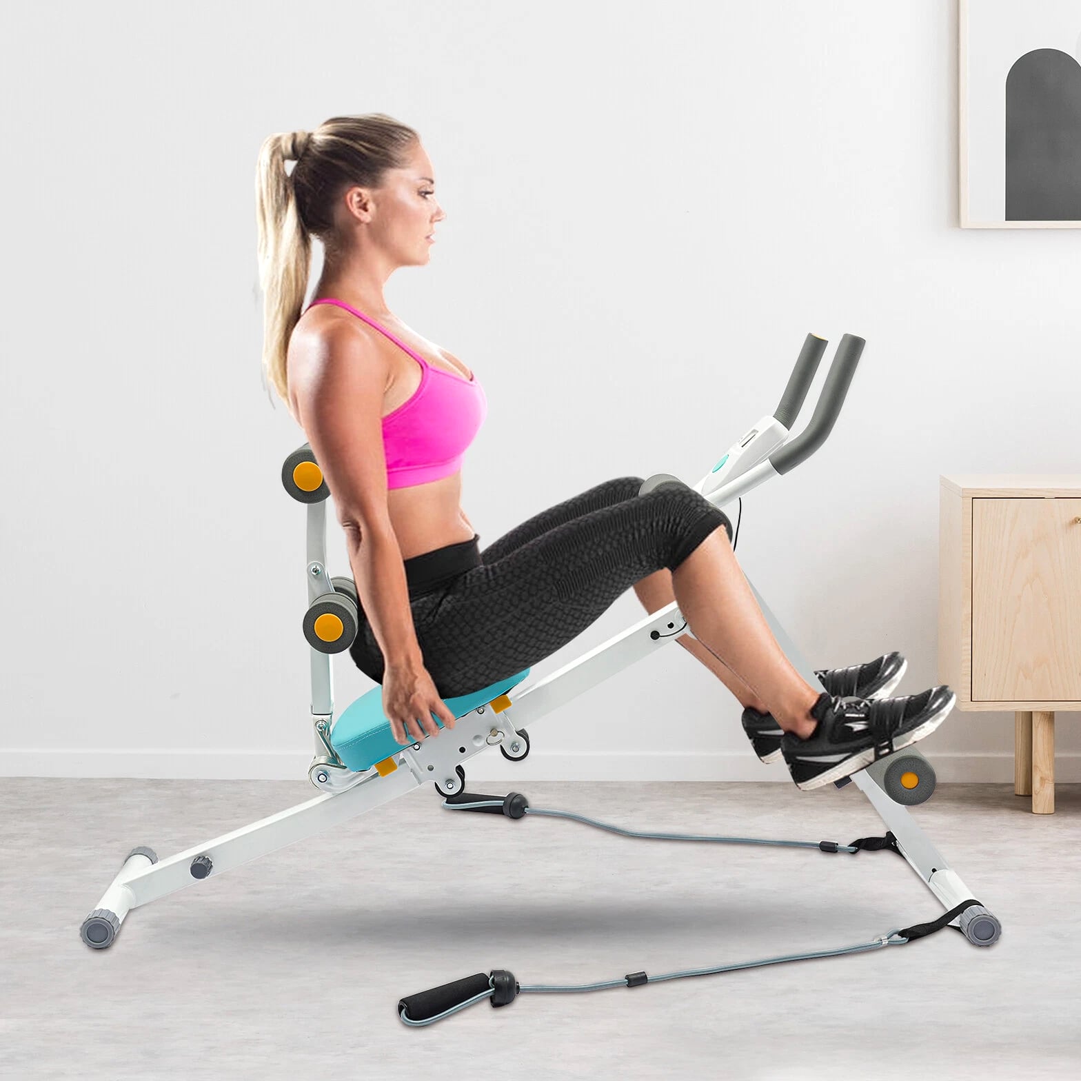 2 In 1 Abdominal Fitness Exercise Mchine Supine Board Training Equipment Home