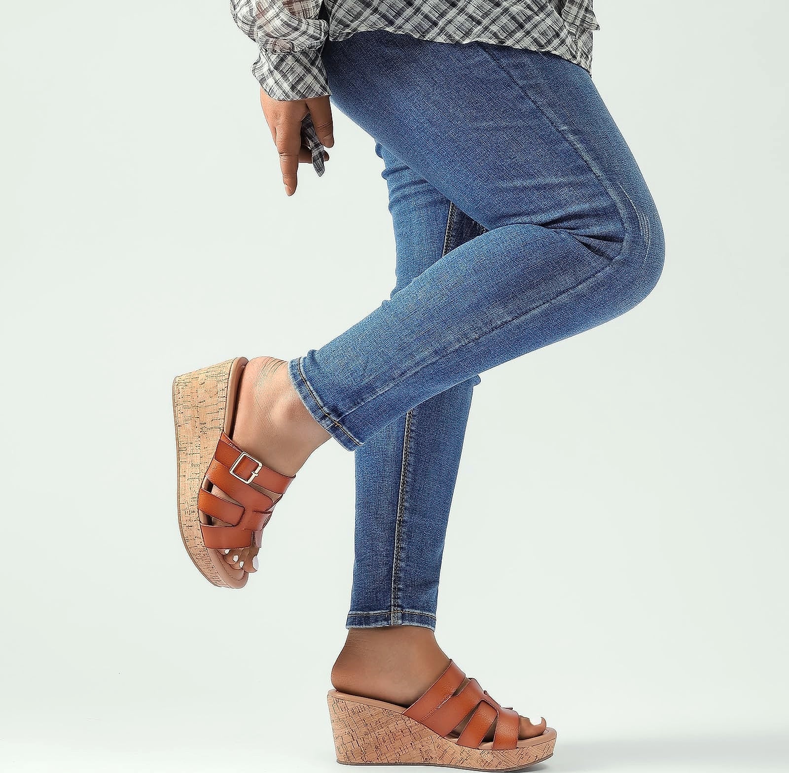 Ruiee Wide Width Wedge Sandals for Women Summer Comfort
