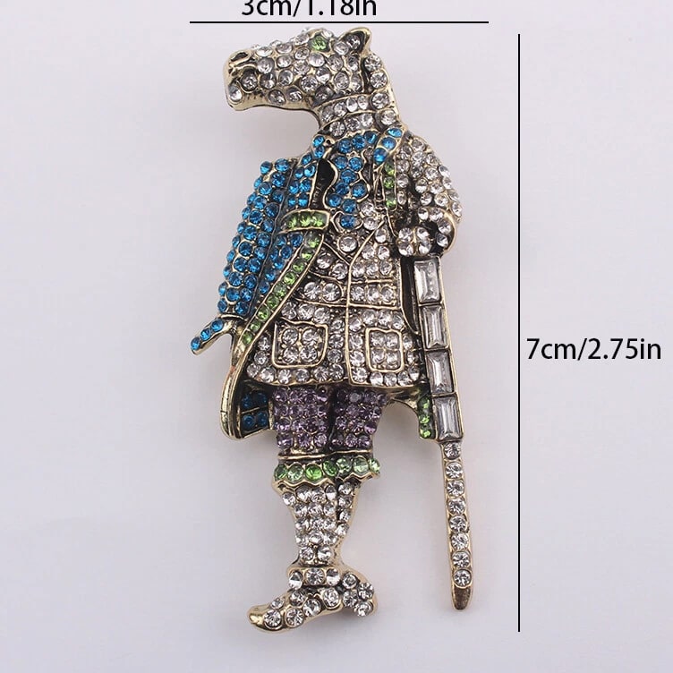 fashion horse rider shield brooch, men's women's clothing accessories pins