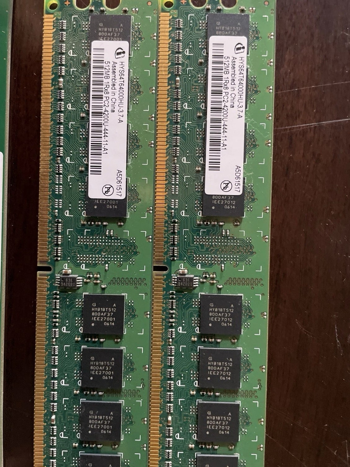 Lot of 40 Pieces Desktop And Server RAM Memory Modules Mixed - 3 Pounds