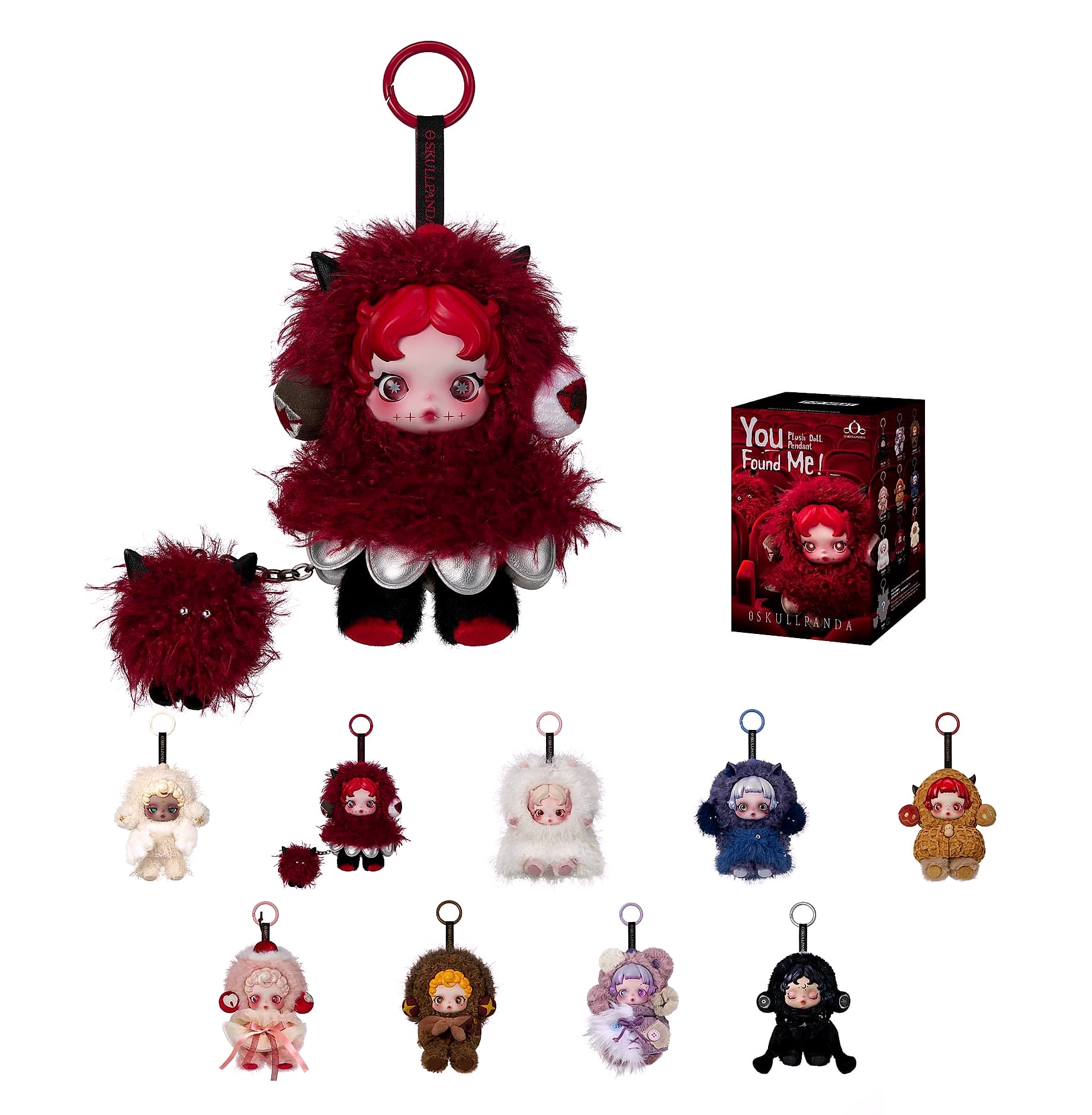POP MART SKULLPANDA You Found Me Series Blind Box Plush Pendant