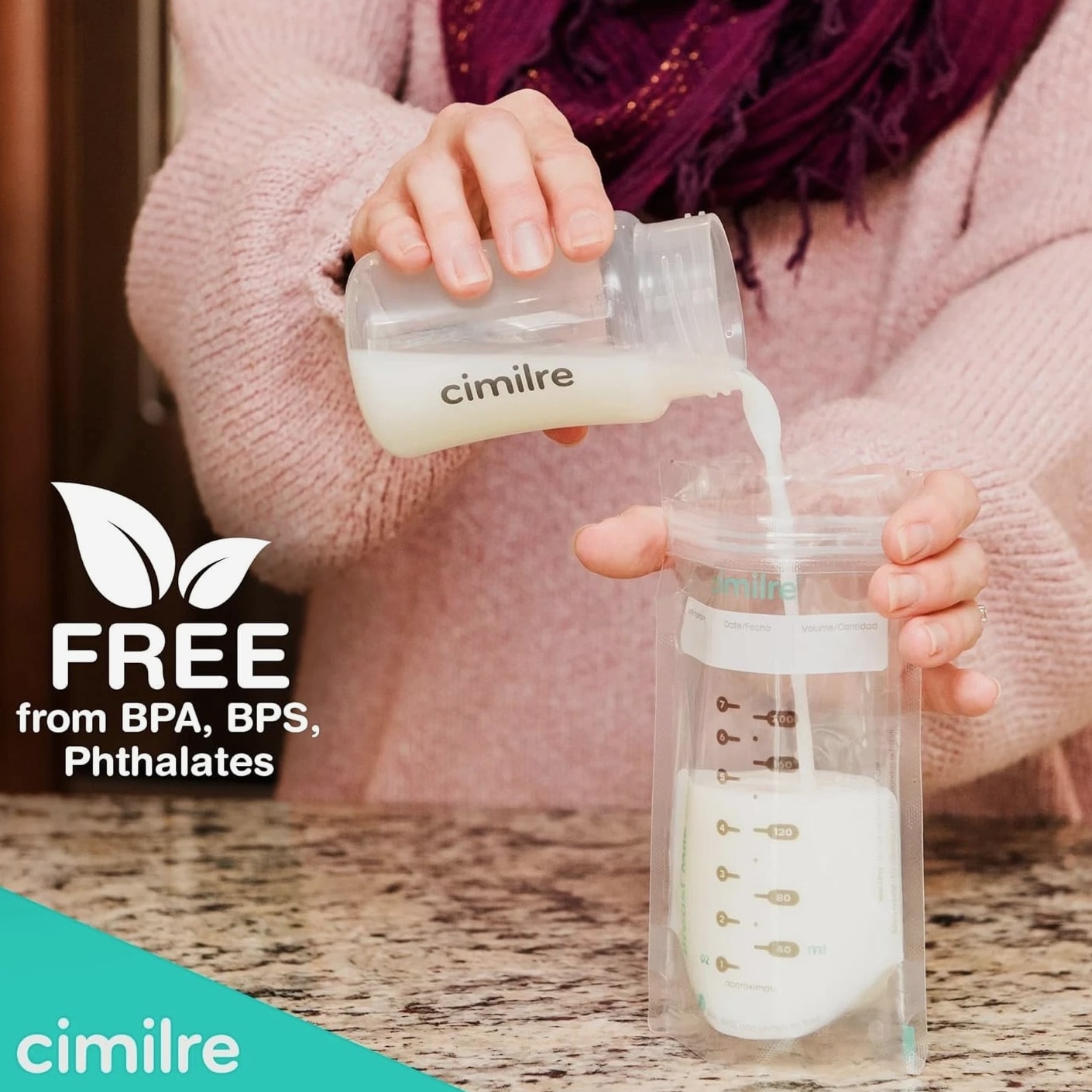 HOT DEAL! Zomee Z2 Electric Breast Pump+Hands-Free Collection Cups+Storage Bags