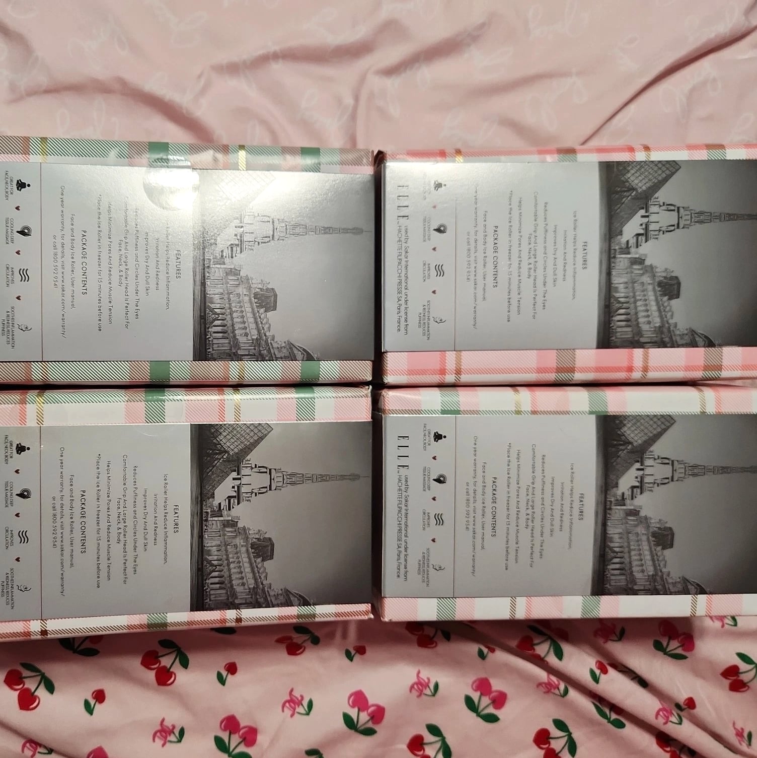 Elle Paris Pre-Wrapped Face & Body Ice Roller - Set of 5