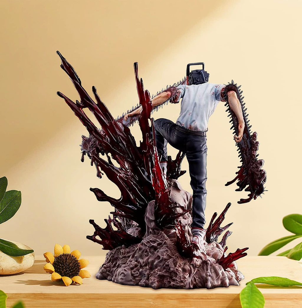 DEAMNAI Denji 11in PVC Anime Figure Chainsaw Man Statue