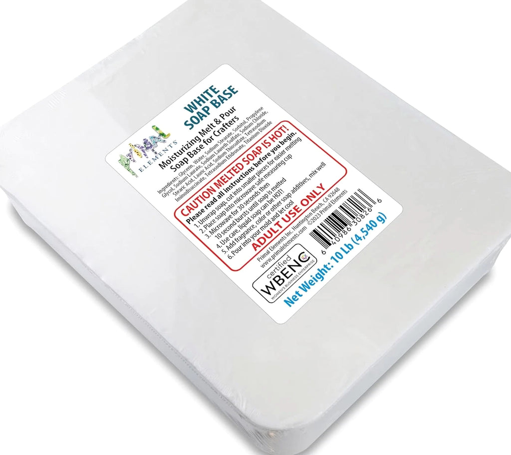 White Soap Base - Moisturizing Melt & Pour Glycerin Base for Soap Crafting