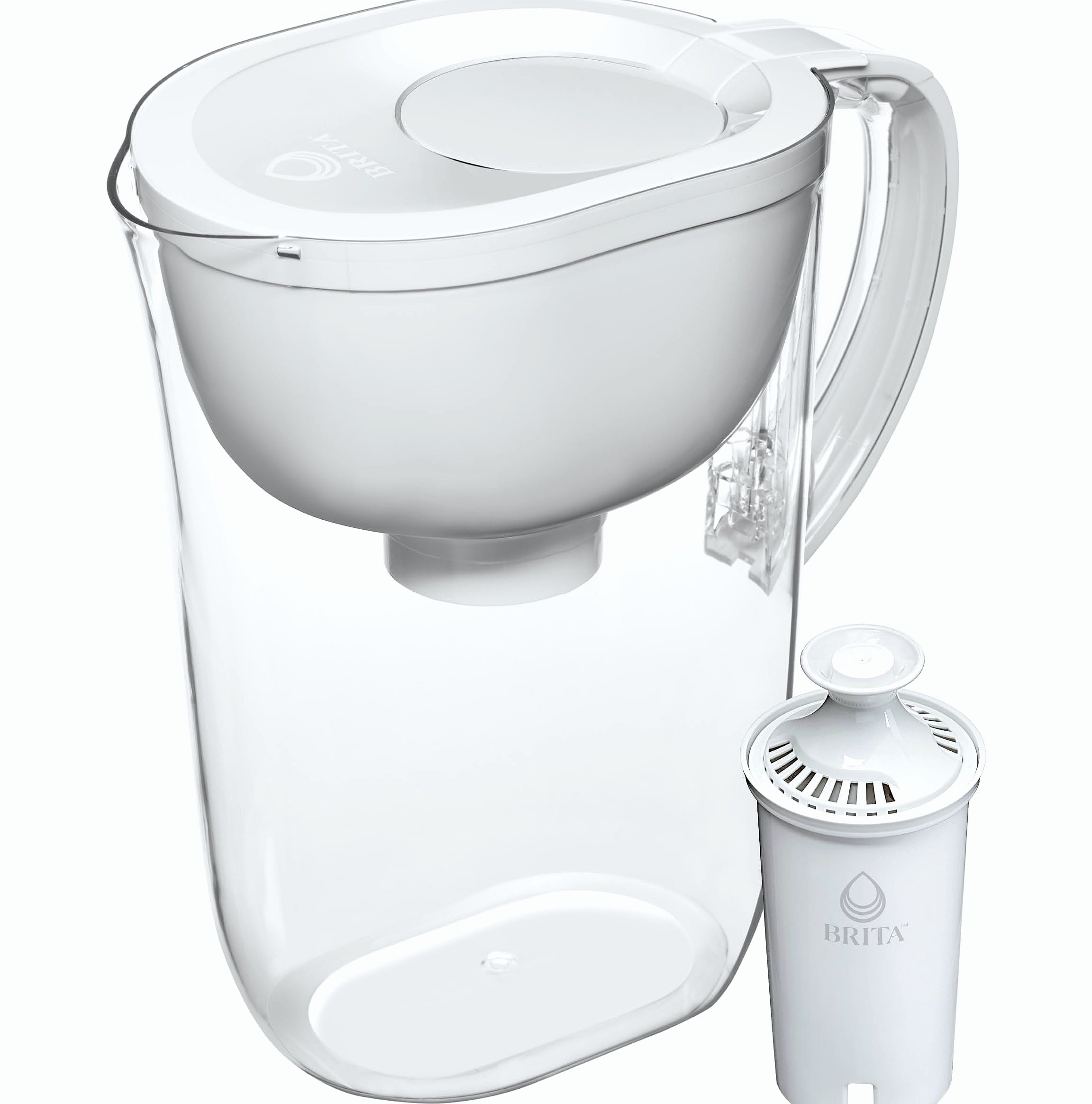 Brita Large 10-Cup Water Filter Pitcher, BPA-Free