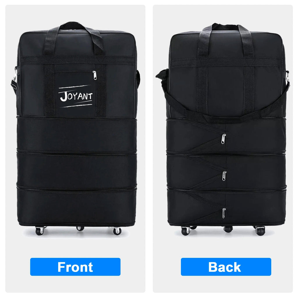 Expandable Duffle Luggage Bag 1200D Foldable Travel Bag 32"/42" w/Rolling Wheels