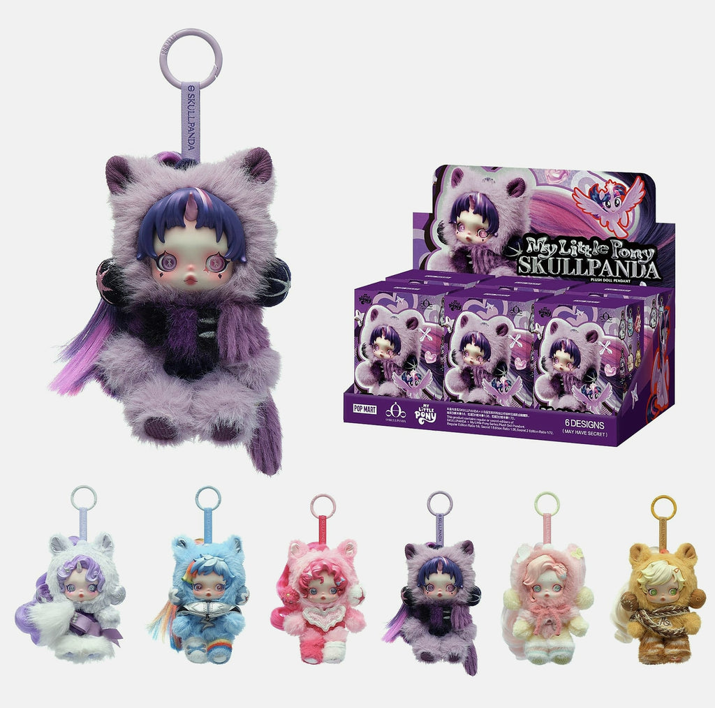 POP MART SKULLPANDA My Little Pony Series Blind Box Plush