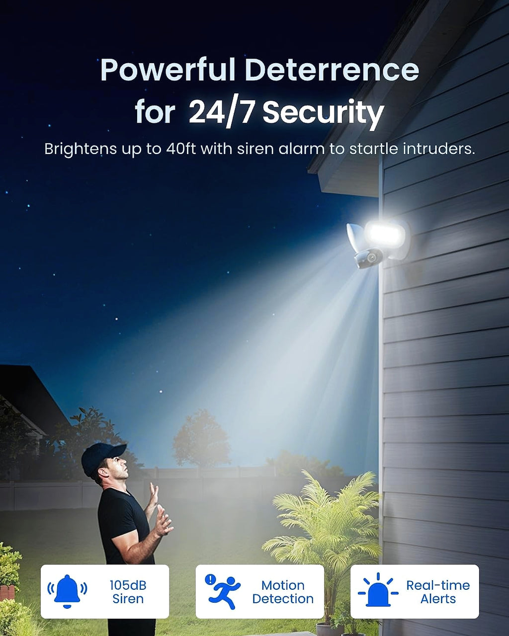 Reolink Doorbell WiFi and Elite Floodlight Camera Bundle