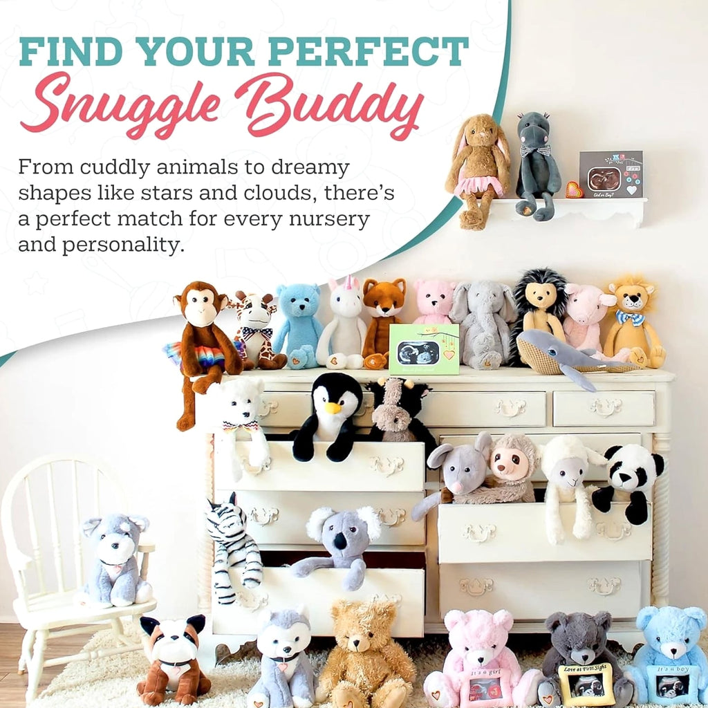 Baby Heartbeat Bear Plush Angel, 20 Sec Voice Recorder Pregnancy Keepsake