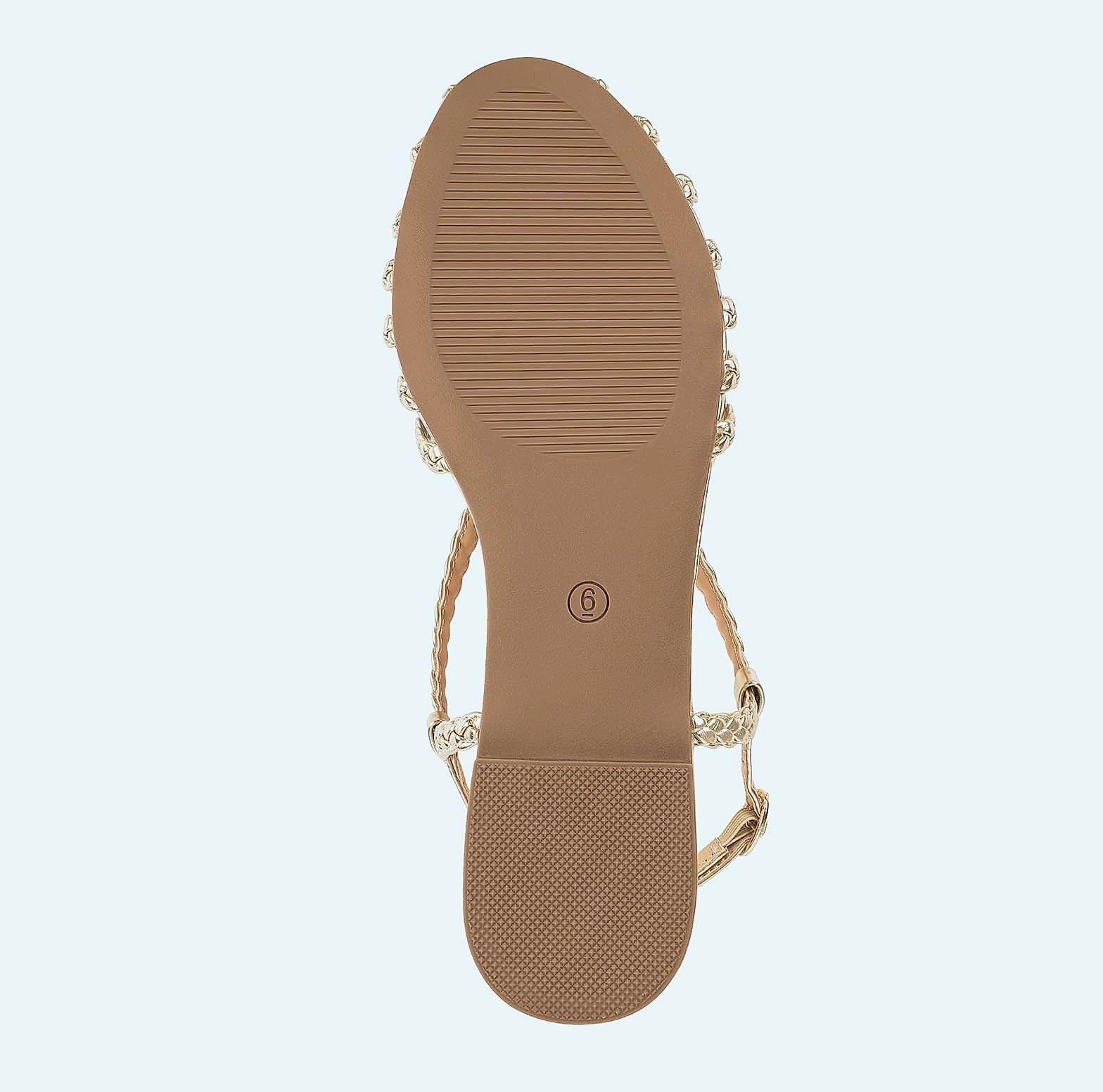 PIZZ ANNU Sophia Braided Flat Sandals Women Walking Shoes