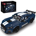 Mould King 10208 Blue Sports Car Supercar Building Block Toy Collection Static