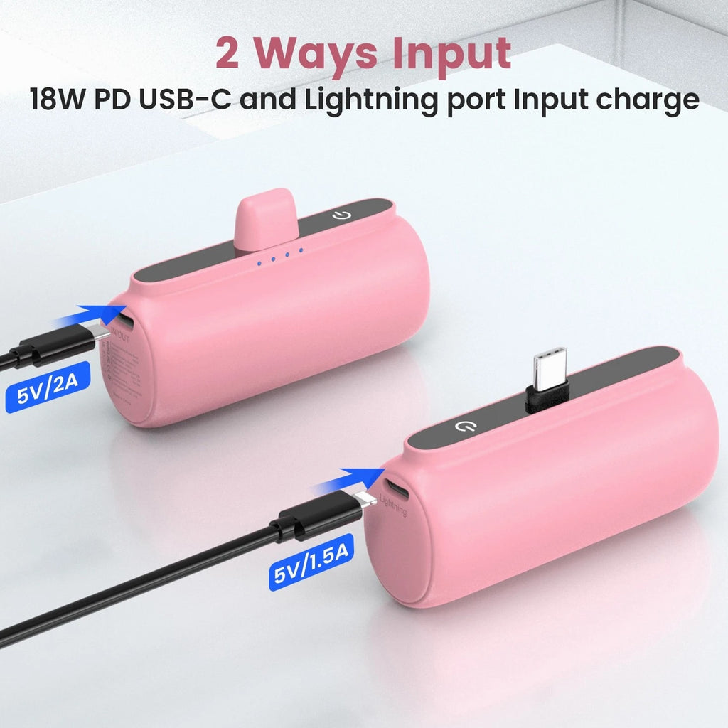5500mAh Portable Charger External Battery Pack Power Bank For Samsung/Android US