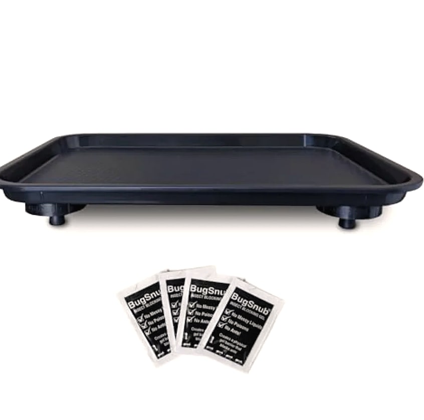 Ant Proof Pet Food Tray - Waterless, Moat Free Feeding Station
