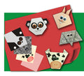 4 Sets Origami Folding Paper DIY Instructional Animal Craft Paper 4 Patterns