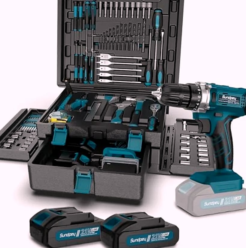 Kankeirr 21V Cordless Drill Kit with 255-Piece Accessory Set