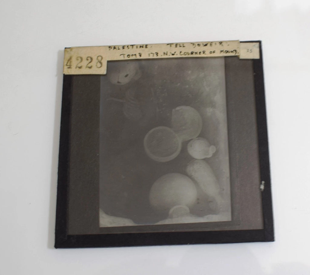 Photo TEL LACHISH EXCAVATION NO24 circa 1938 Vintage Magic Lantern Slide ISRAEL