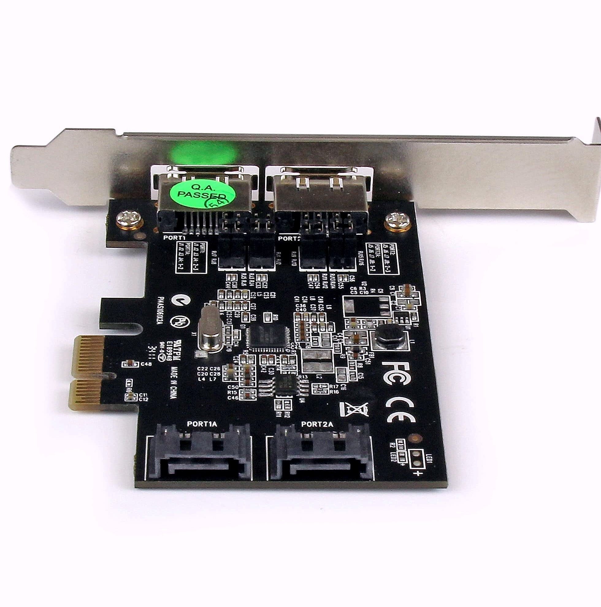 StarTech PEXESAT322I 2-Port PCIe SATA eSATA Controller Card