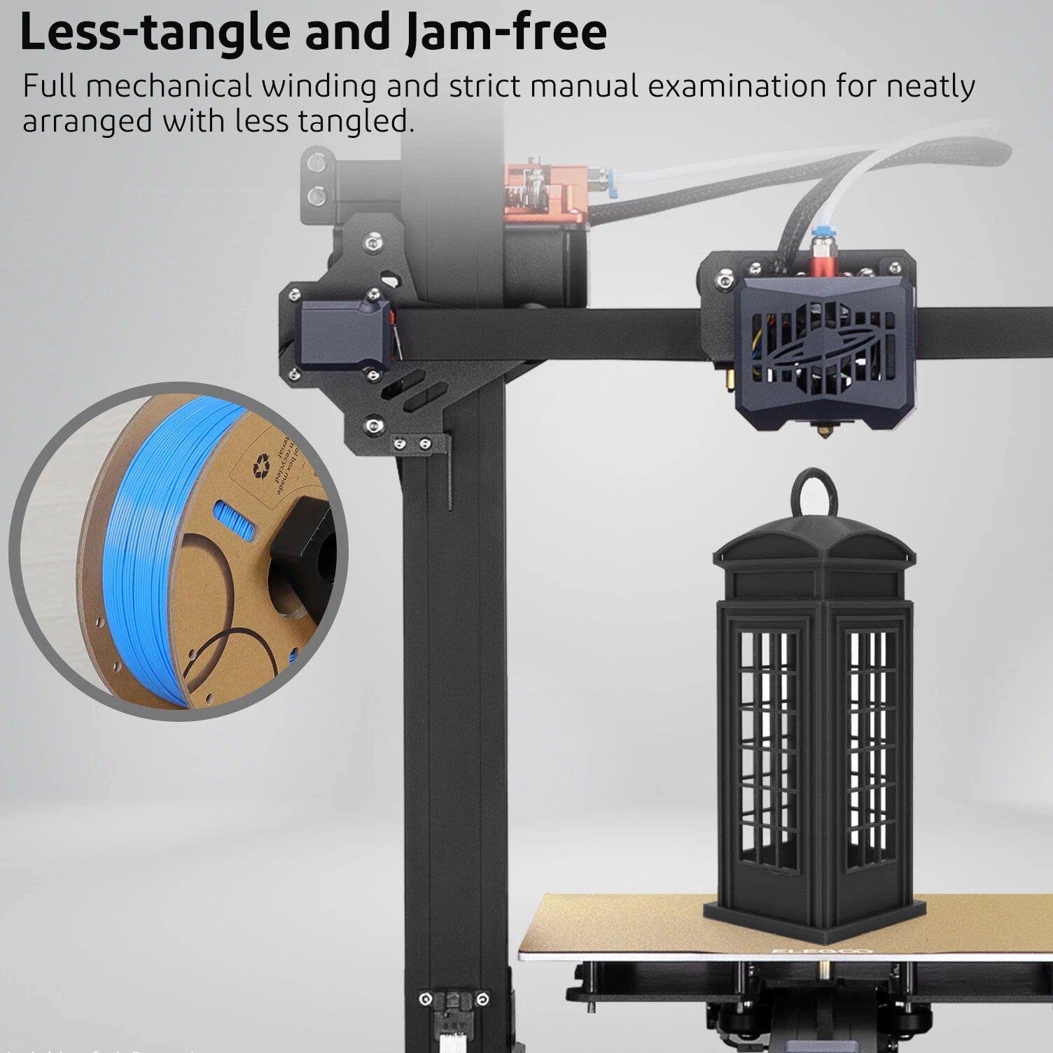 ELEGOO PLA 3D Printer Material Filament Dimensional Accuracy +/- 0.02mm 10 kg