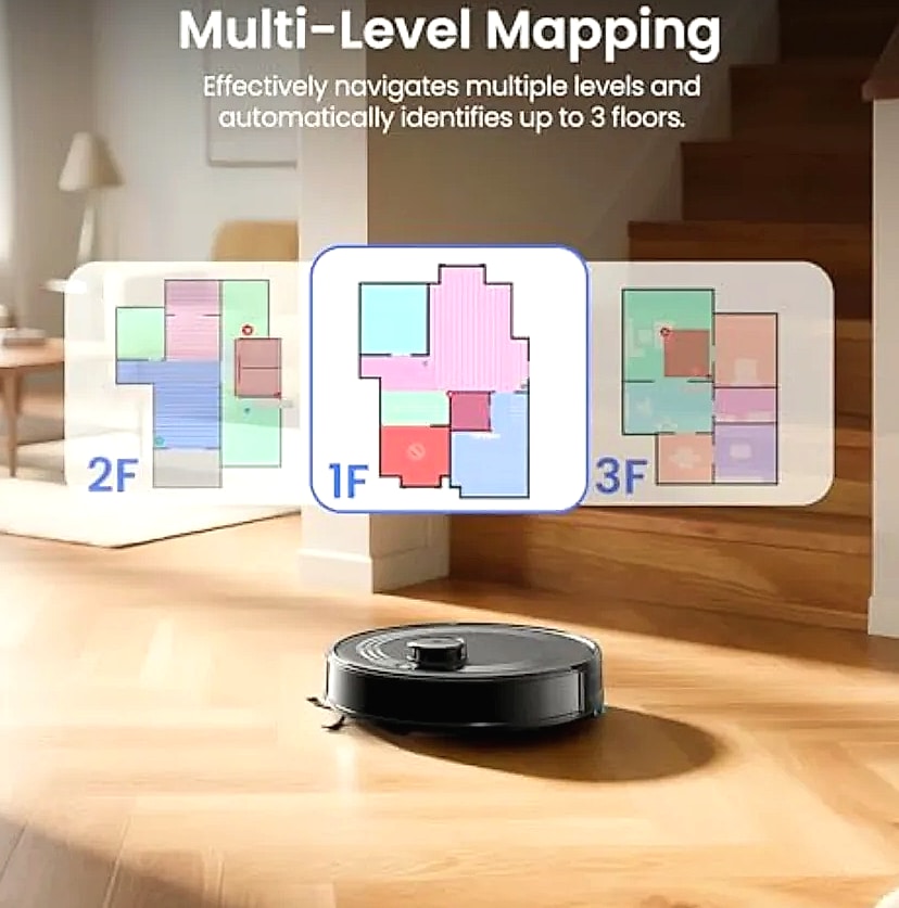 SHXI M2 Plus Robot Vacuum with 75-Day Self-Emptying Station