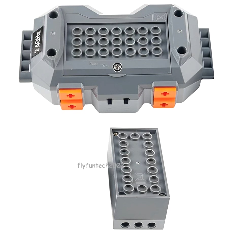 MOC Power Functions Parts 4CH Remote Control Rechargeable Lithium Battery Pack