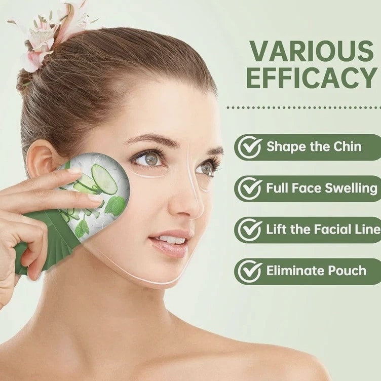 Reusable Silicone Ice Roller for Face & Eyes – Puffiness Reducer, Facial Massage