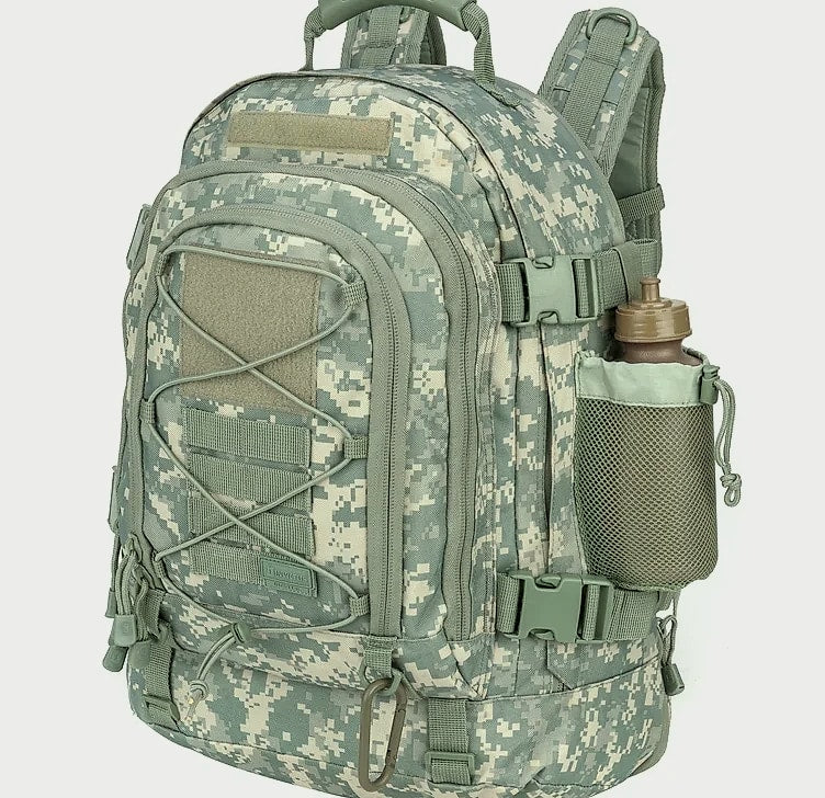 LQARMY 60L Tactical Backpack with MOLLE System