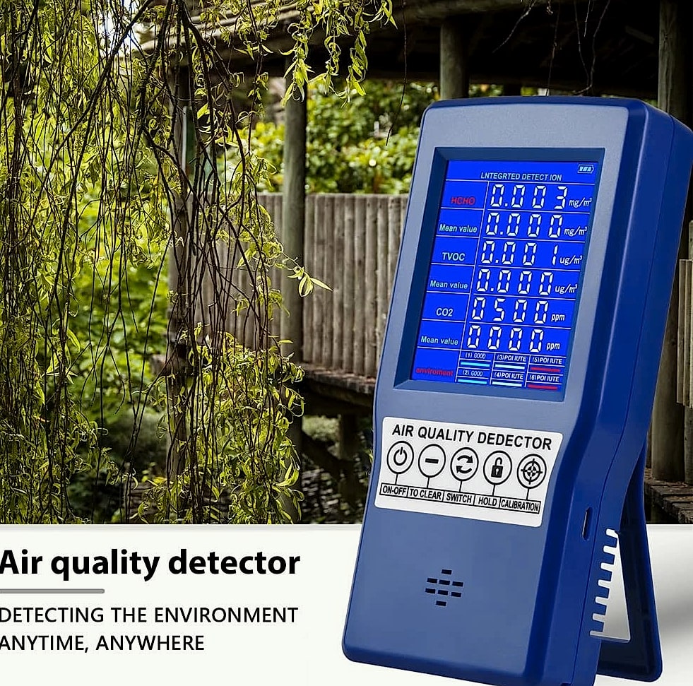 EINVARIOUS Portable CO2 Meter and Air Quality Detector