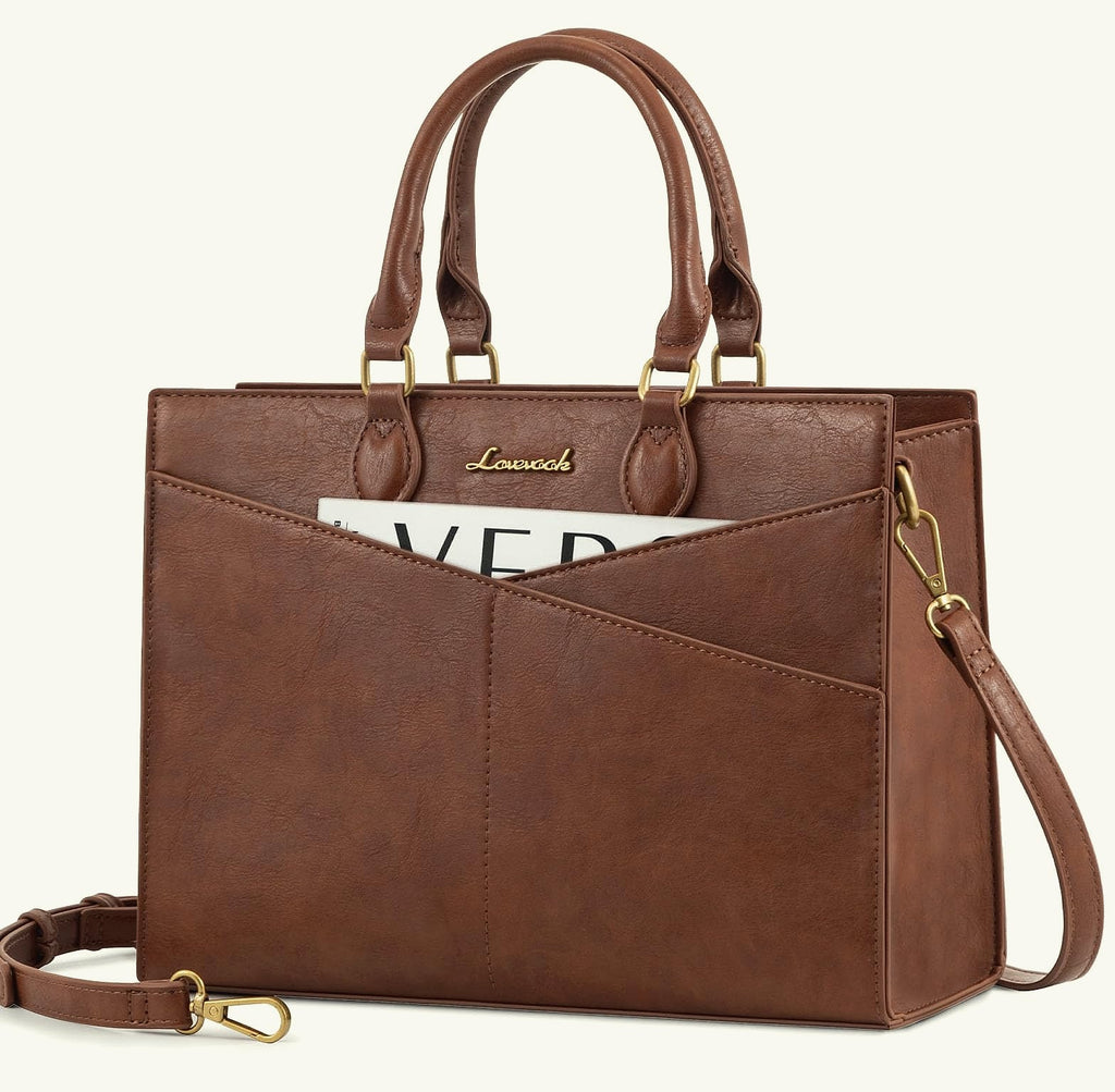 LOVEVOOK Satchel Handbag Leather Crossbody Tote with Top Handle