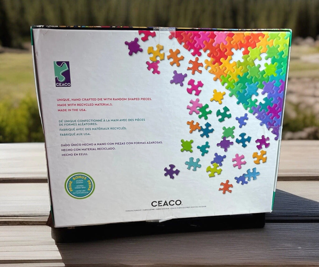 2019 Disney Stained Glass Classics II Ceaco 1500 Piece Jigsaw Puzzle 32” x 24”