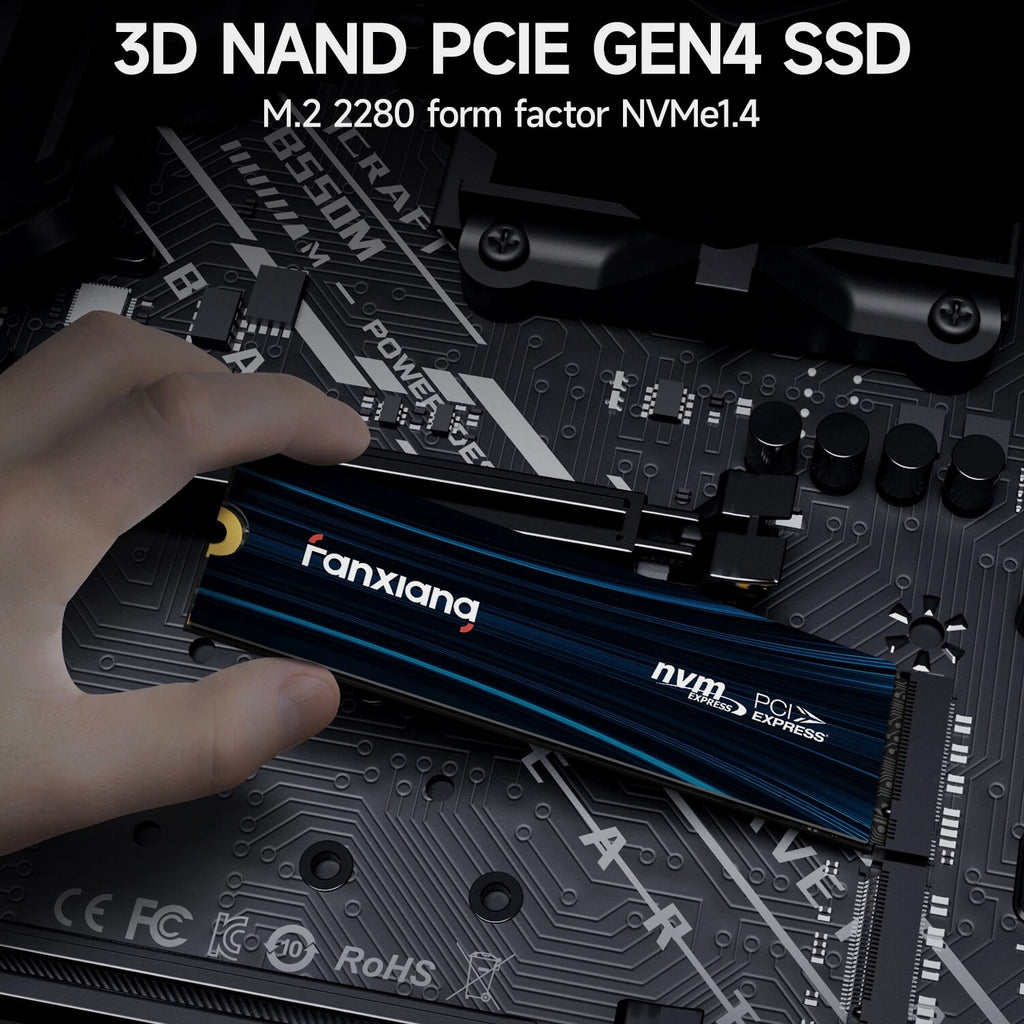 Fanxiang 4TB 2TB 1TB SSD PS5 PCIe Gen4.0 NVMe M.2 Internal Solid State Drive Lot