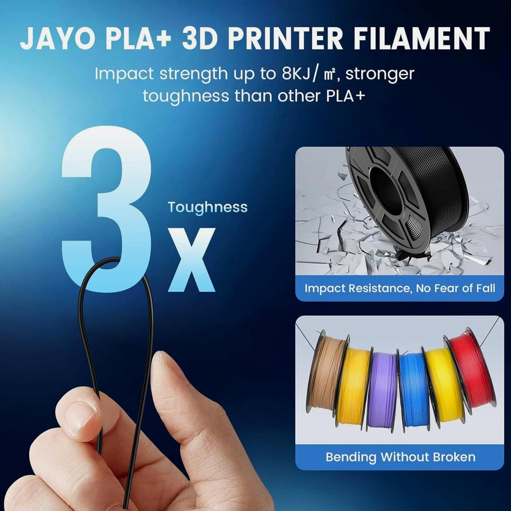 [BUY 10 PAY 6]JAYO PETG Matte PLA PLA+ SILK ASA ABS 3D Filament 1.1KG 1.75MM Lot