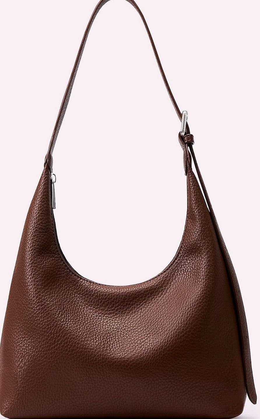 KALIDI Crescent Vegan Leather Tote Bag for Women